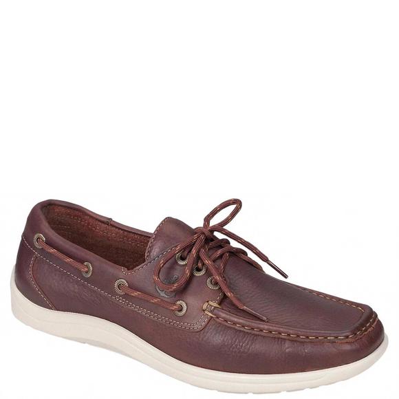 NEW SAS men's decksider shoes in new briar - Picture 1 of 4